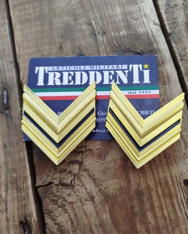 Paio di gradi in metallo per Vice Brigadiere Guardi di Finanza