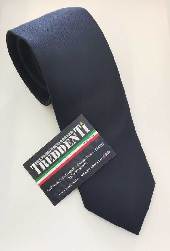 Cravatta blu scuro