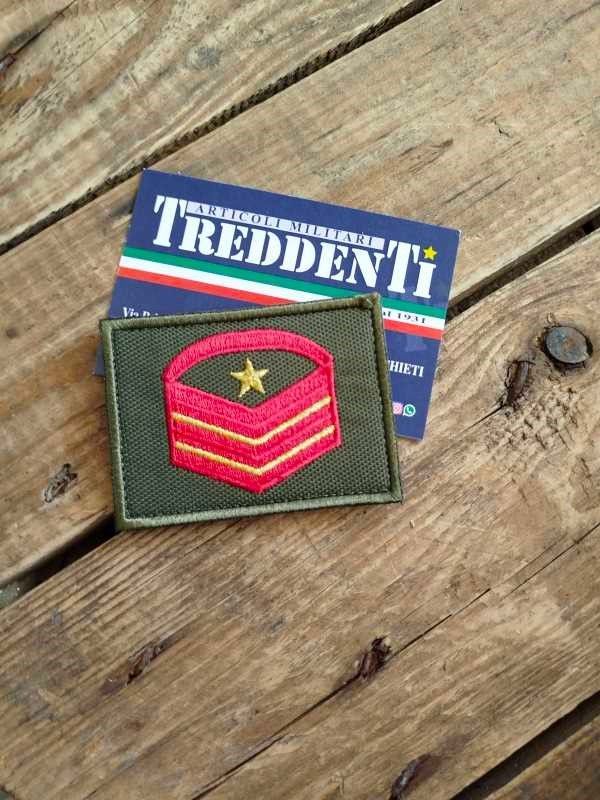 Grado Velcro Graduato Aiutante Esercito Italiano