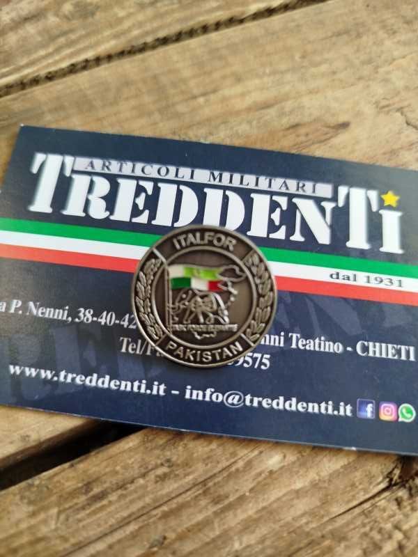 Distintivo Spilla Ricordo ITALFOR PAKISTAN