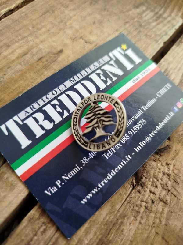 Spilla Ricordo ITALFOR LIBANO LEONTE