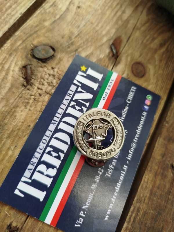 Spilla Ricordo ITALFOR KOSOVO KFOR