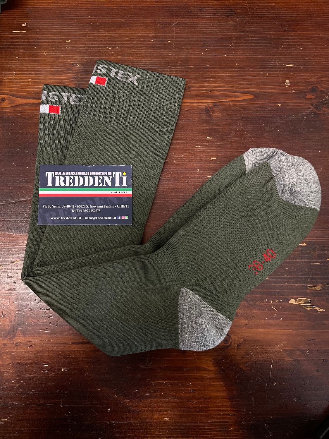 Calza Invernale Verde Oliva