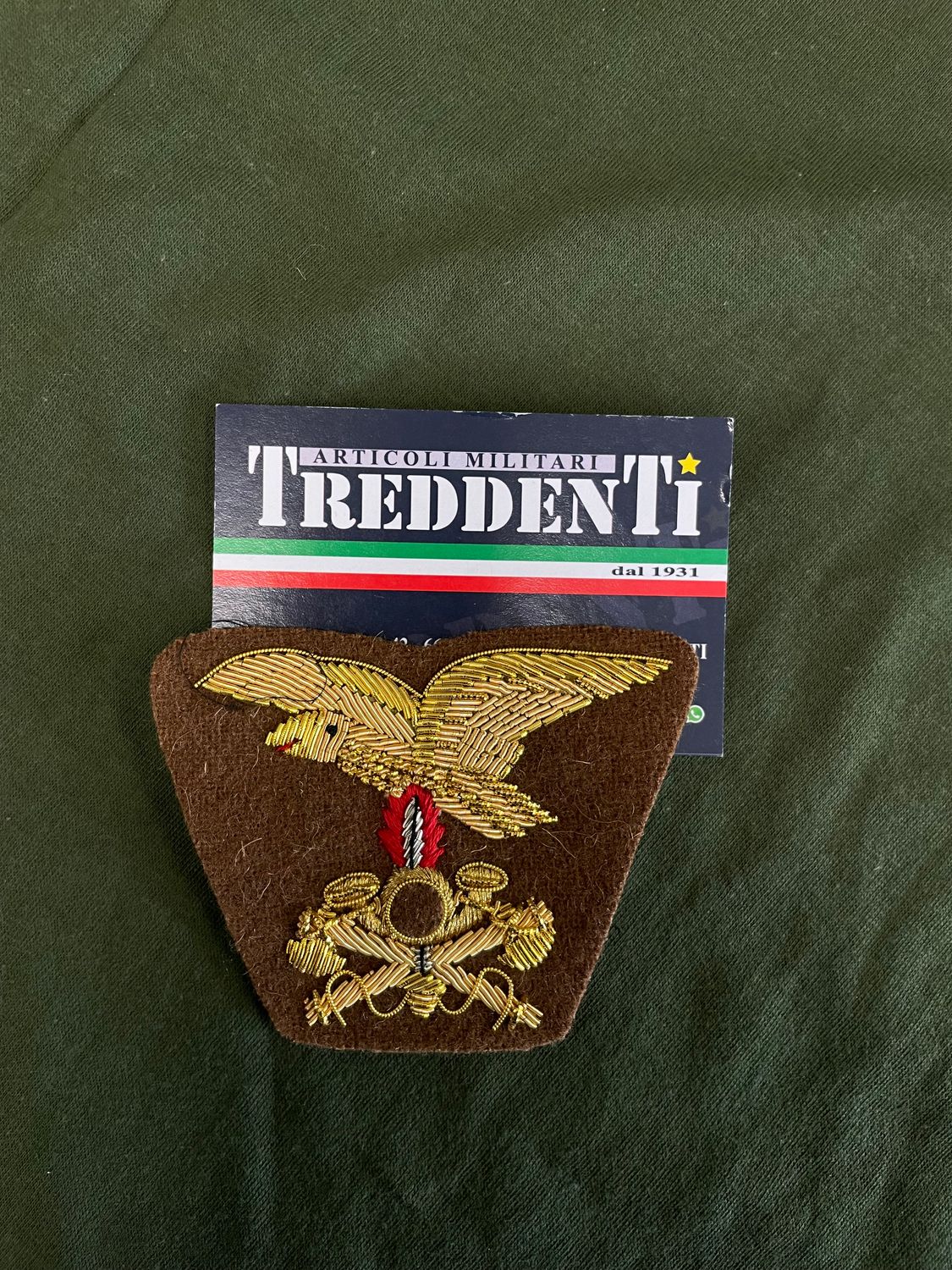 Fregio Ricamato Genio Guastatori Alpini Esercito Per Berretto Norvegese