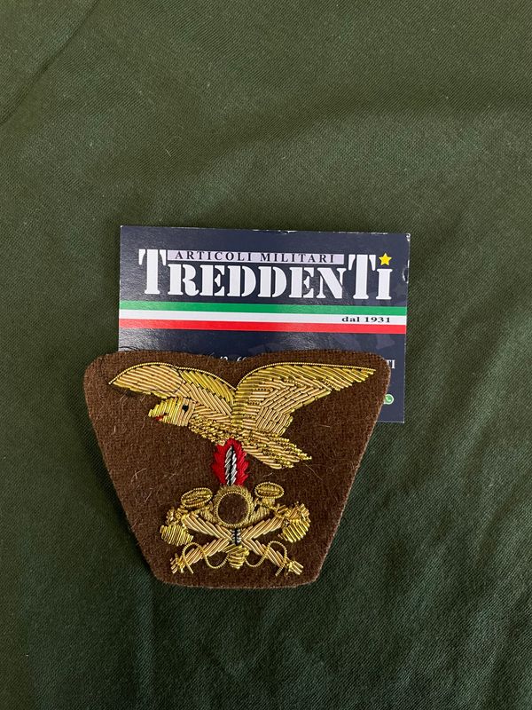Fregio Ricamato Genio Guastatori Alpini Esercito Per Berretto Norvegese