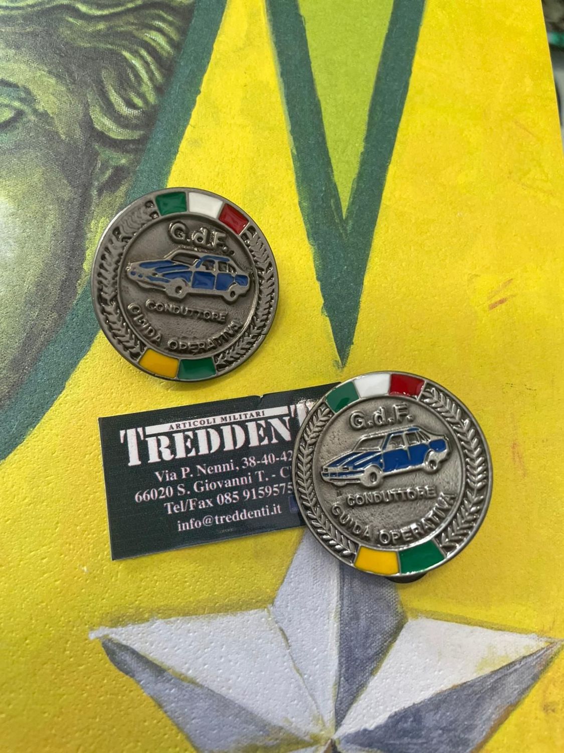 Distintivo GdF Conduttore Guida Operativa