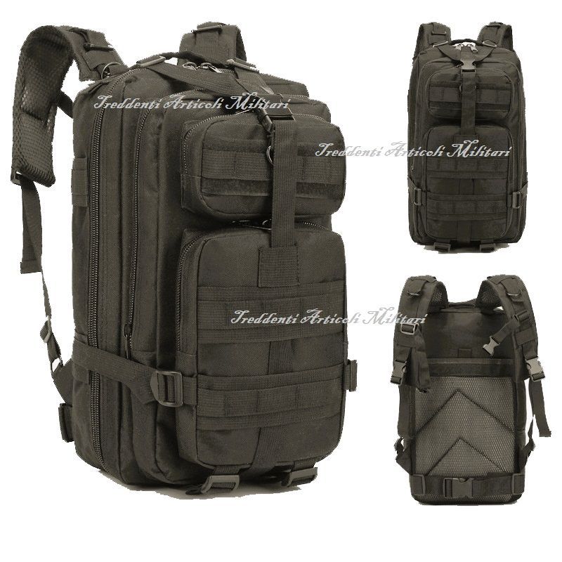 Zaino OPENLAND TACTICAL BACKPACK 30 lt Nero Zaino OPENLAND TACTICAL BACKPACK 30 lt Nero