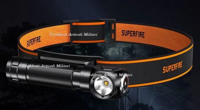 TORCIA led SUPERFIRE TH 04 FRONTALE MULTIUSO TORCIA led SUPERFIRE TH 04 FRONTALE MULTIUSO