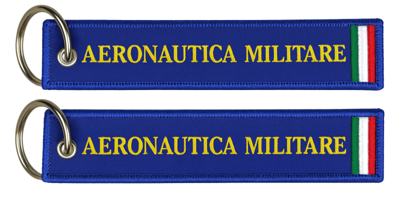 Portachiavi ricamato "Aeronautica Militare"