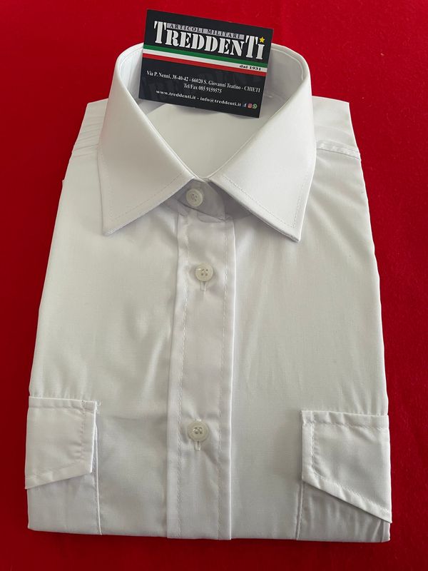 Camicie Bianche Maniche Lunghe mod. Militare