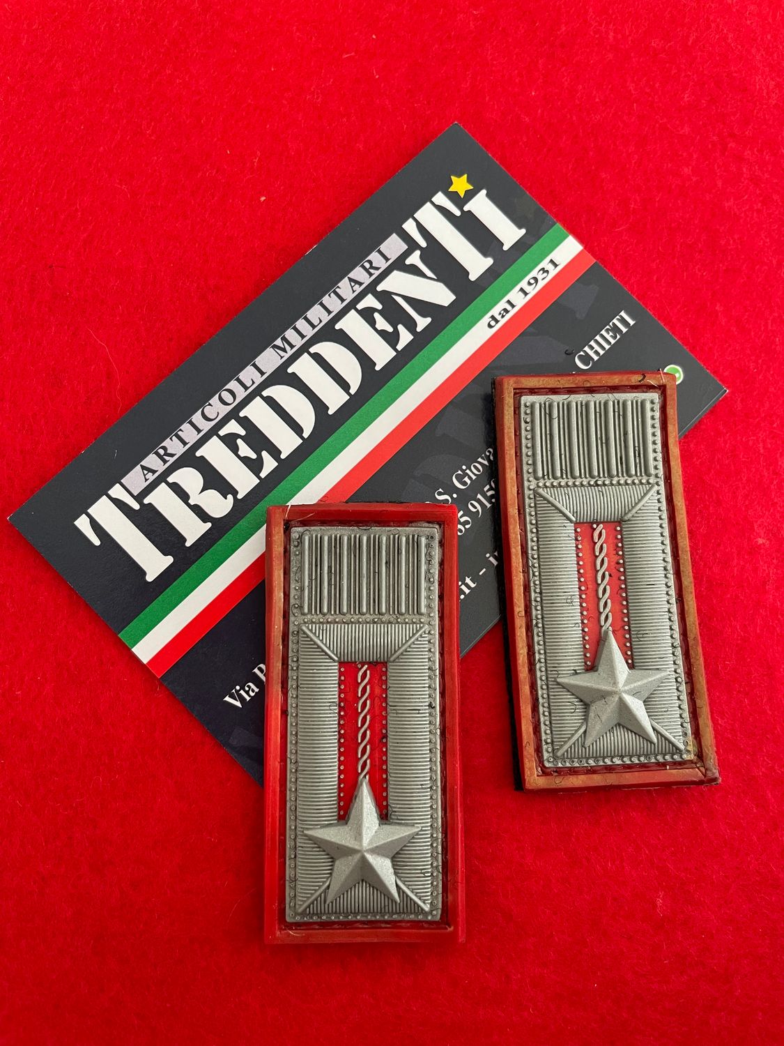 Paio di Alamari Gommati Bassa Visibilità con velcro