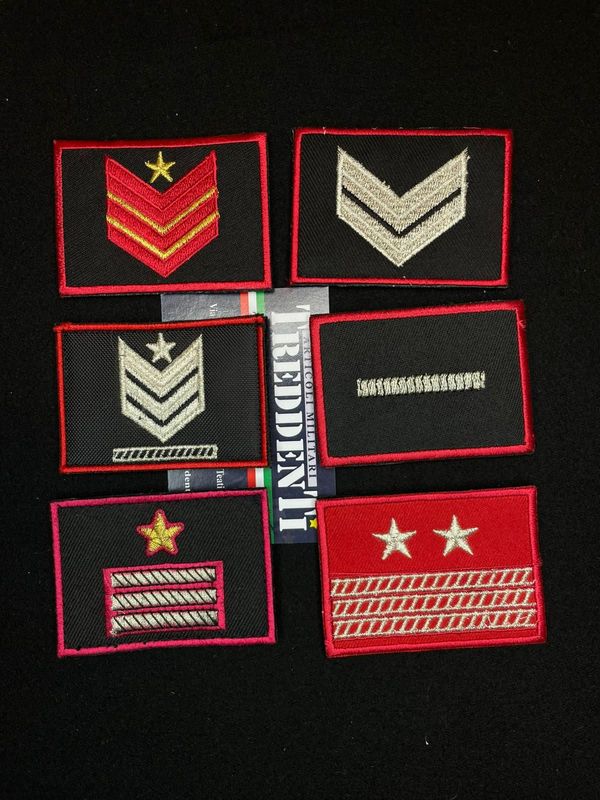 Grado velcro per tuta OP ricamati.