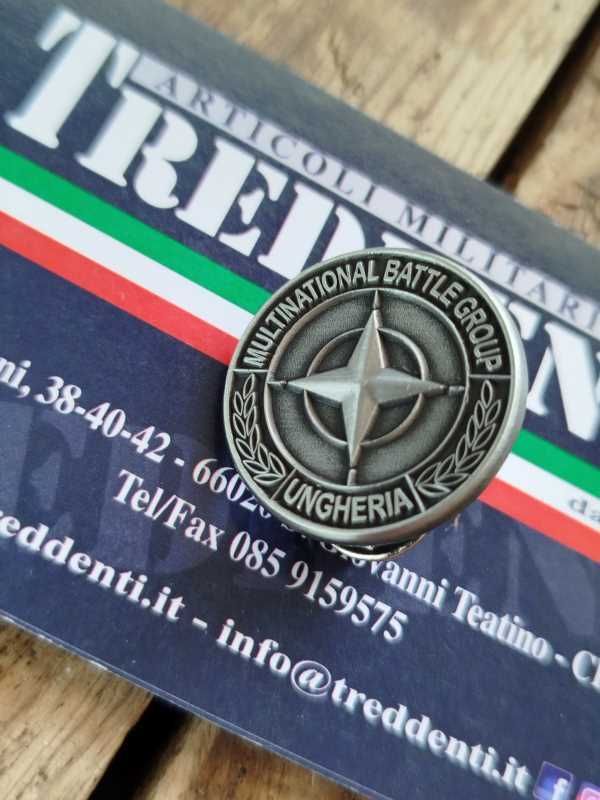 Distintivo Spilla Ricordo Multinational Battle Group UNGHERIA