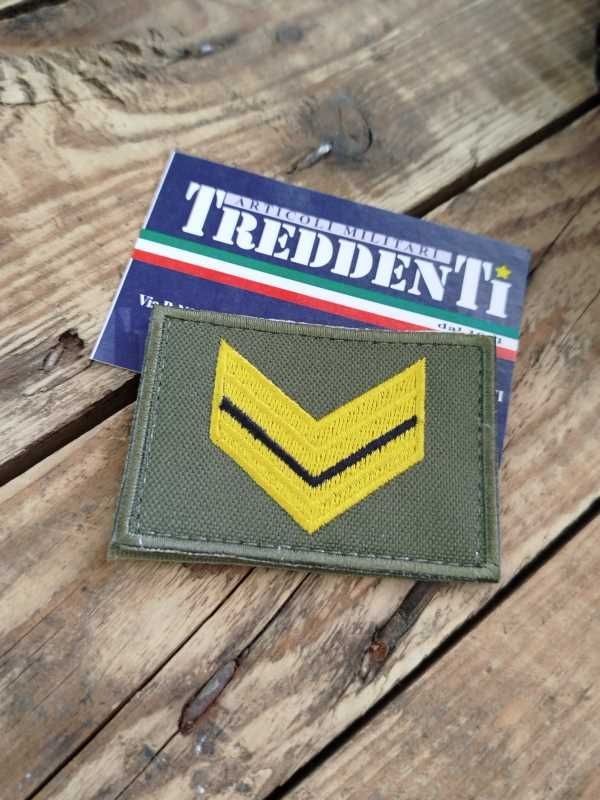 Grado Velcro Sergente Esercito Italiano Grado Velcro Sergente Esercito Italiano
