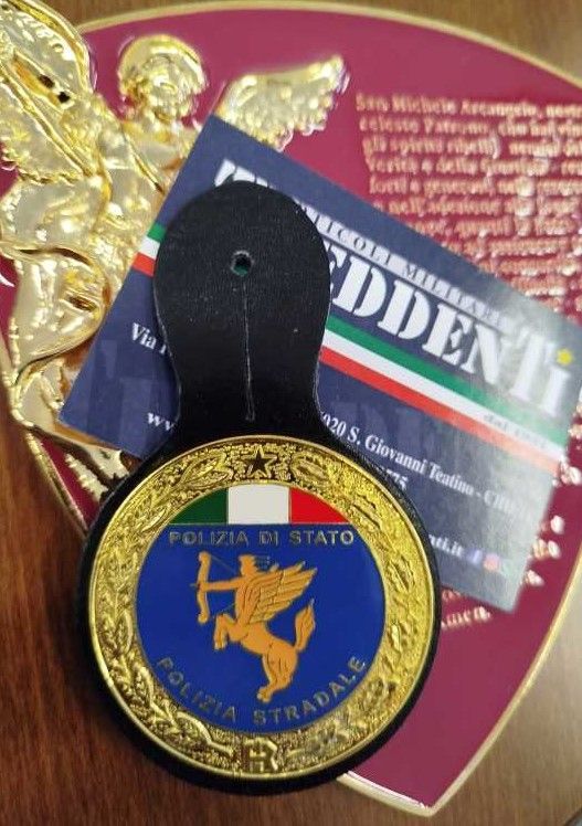 Spilla Pendif Distintivo Polizia di Stato Polizia Stradale