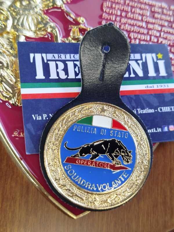 Spilla Pendif Distintivo Polizia di Stato Operatore Squadra Volante