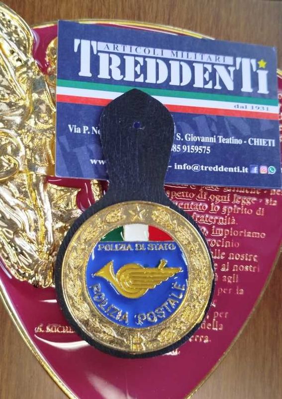 Spilla Pendif Distintivo Polizia di Stato POLIZIA POSTALE