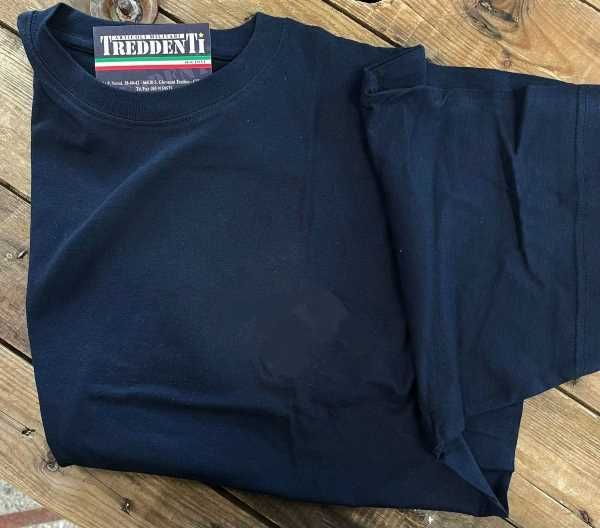 T-shirt cotone blu