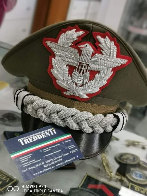 Berretto Generale Di Divisione Esercito Italiano