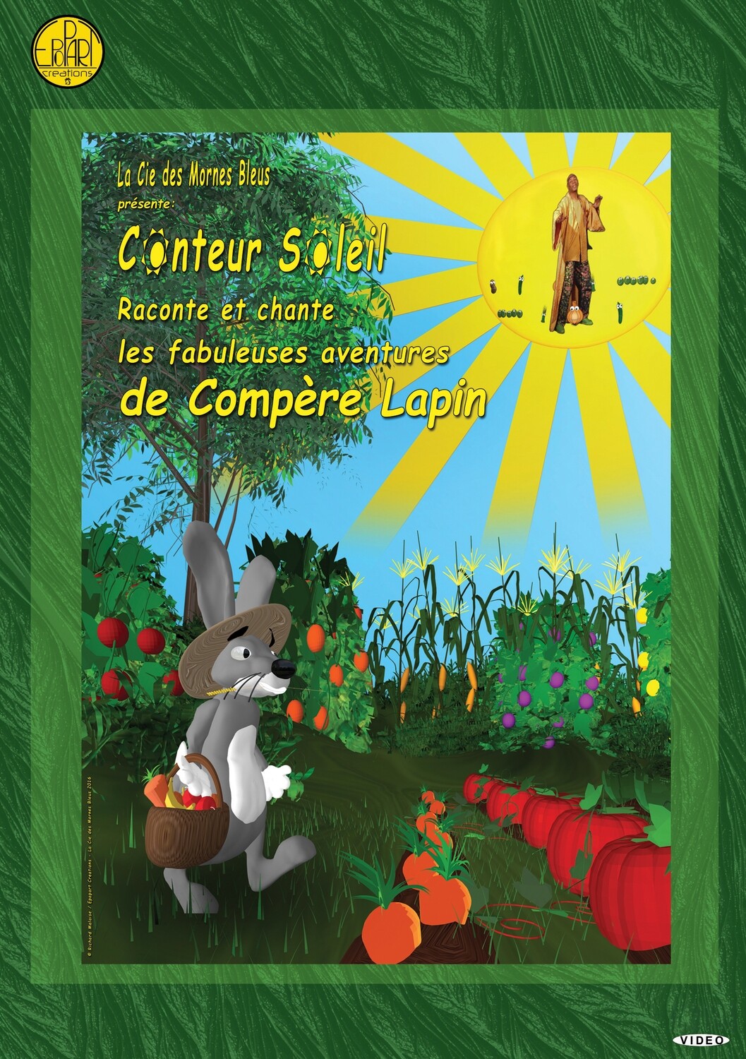 Conteur Soleil raconte et chante les fabuleuses aventures de Compère Lapin