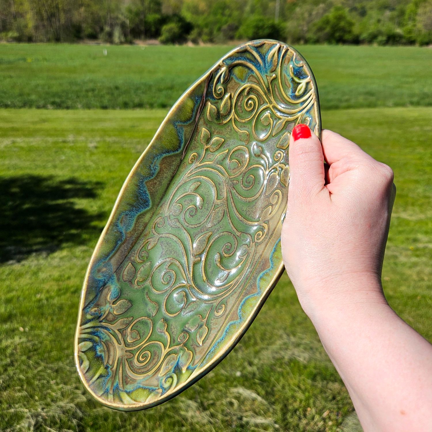 Oval Serving Plate