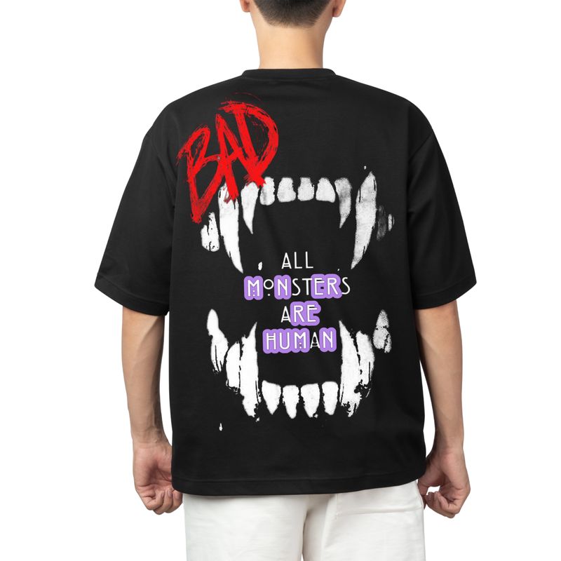Тениска Bad Horror Graphic Овърсайз