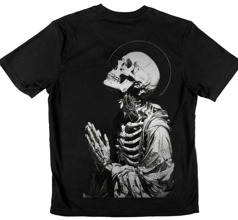 Тениска Skeleton Pray -Mahala est.2024