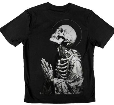 Тениска Skeleton Pray -Mahala est.2024