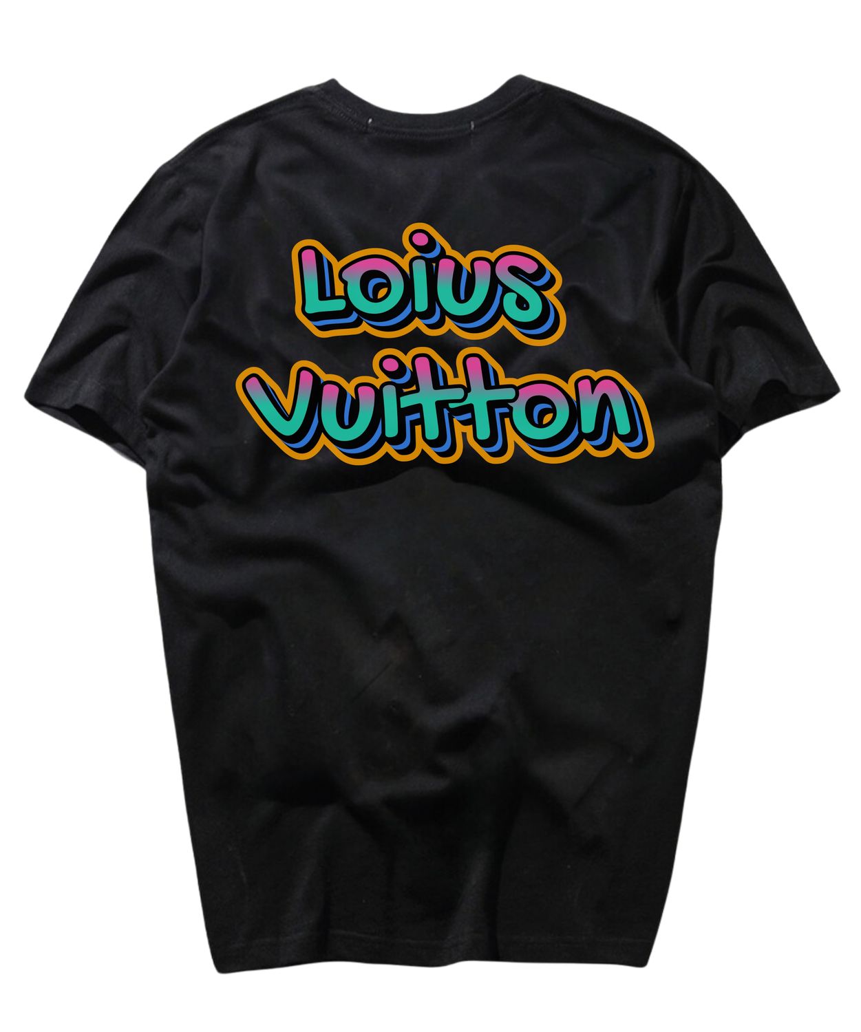 Louis Vuitton - Дамска тениска в черно