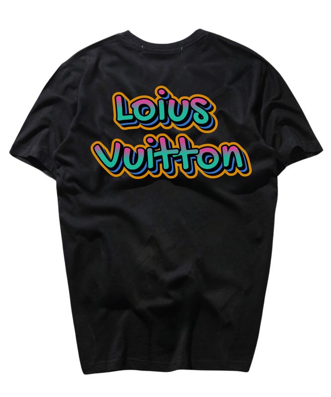 Louis Vuitton - Дамска тениска в черно