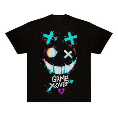 Тениска Oversize Vandall Game Over