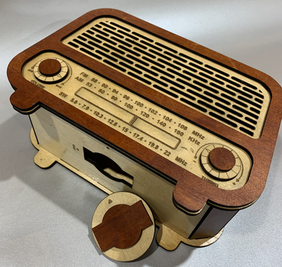 Vintage Radio Money Box