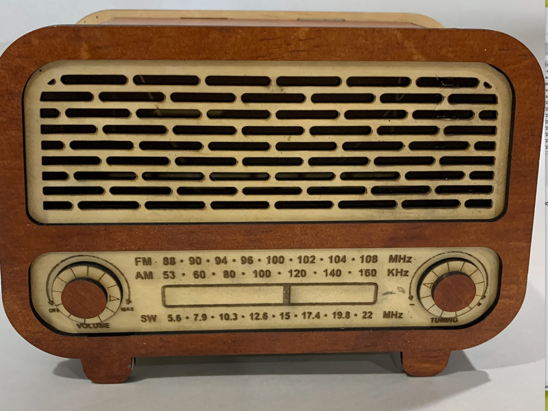 Vintage Radio Money Box