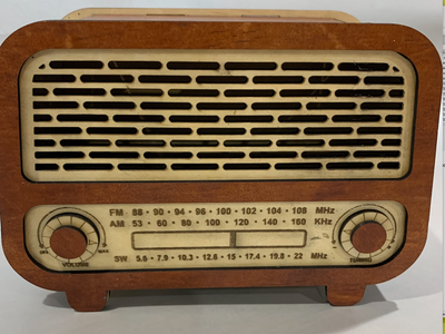 Vintage Radio Money Box