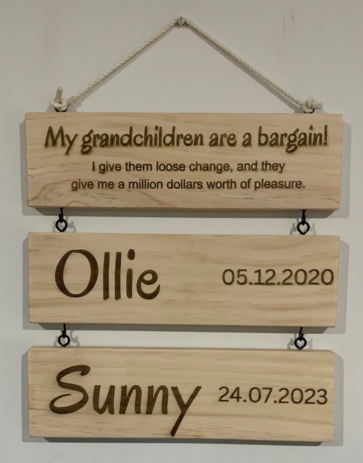 Personalised Wooden Wall Signs