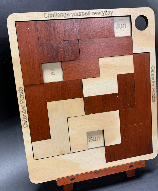 Calendar Puzzle and stand