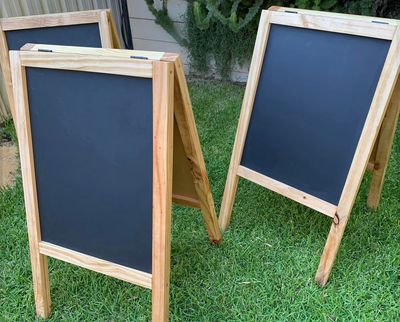 A Frame Chalkboard
