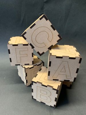 Colour in cubes