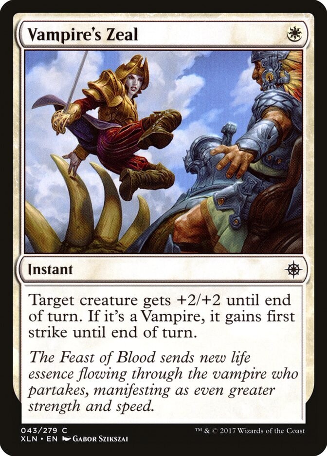 Vampire&#39;s Zeal