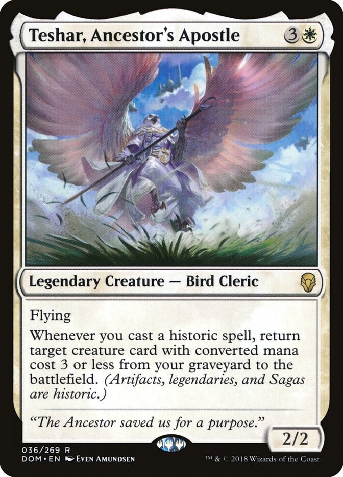 Teshar, Ancestor&#39;s Apostle