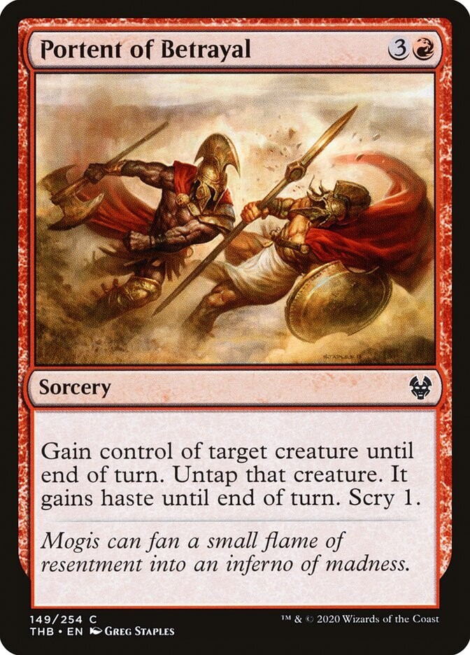 Portent of Betrayal Portent of Betrayal