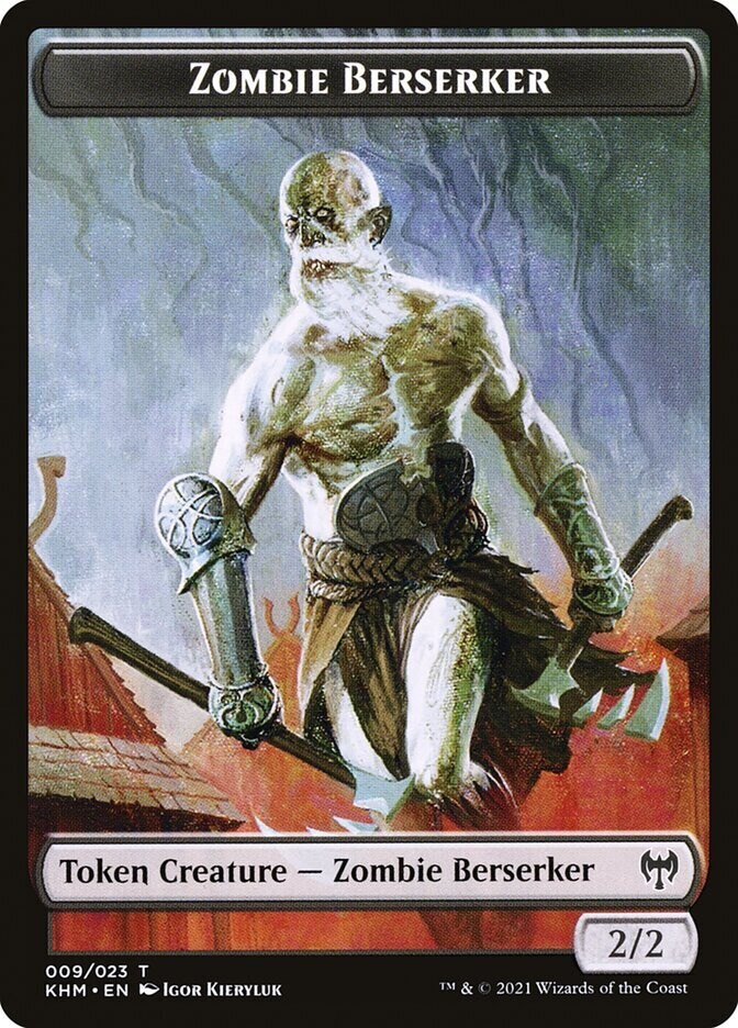 Zombie Berserker Token