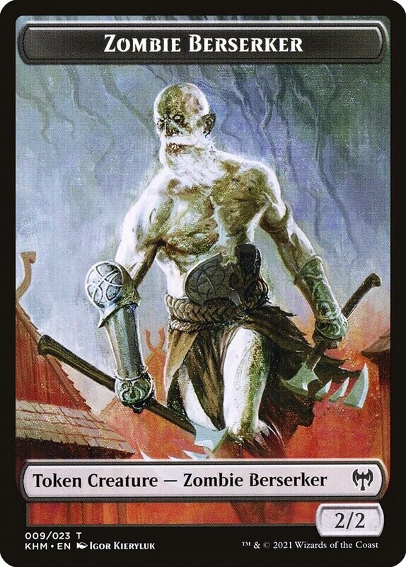 Zombie Berserker Token