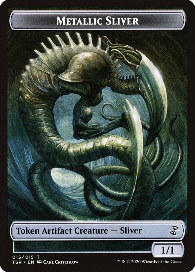 Metallic Sliver Token