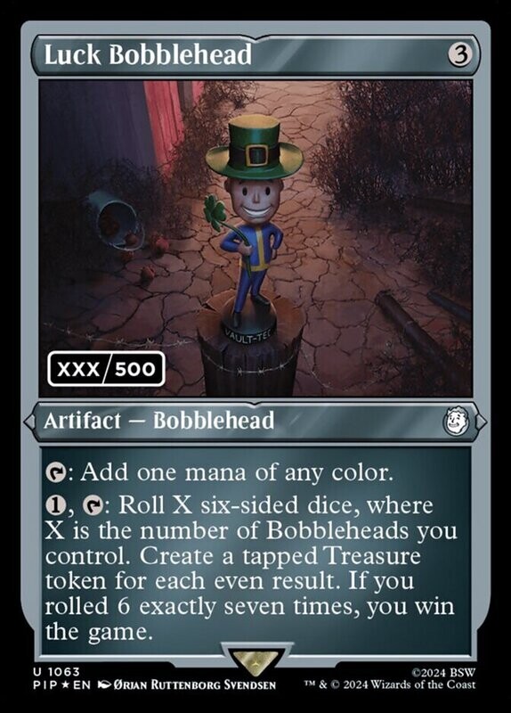 Luck Bobblehead (Foil) (Serialized)