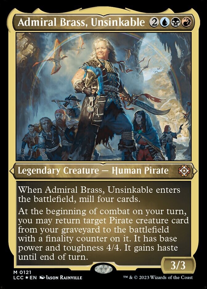 Admiral Brass, Unsinkable Admiral Brass, Unsinkable