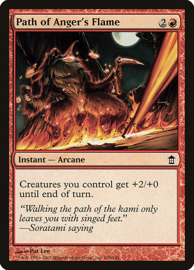 Path of Anger&#39;s Flame