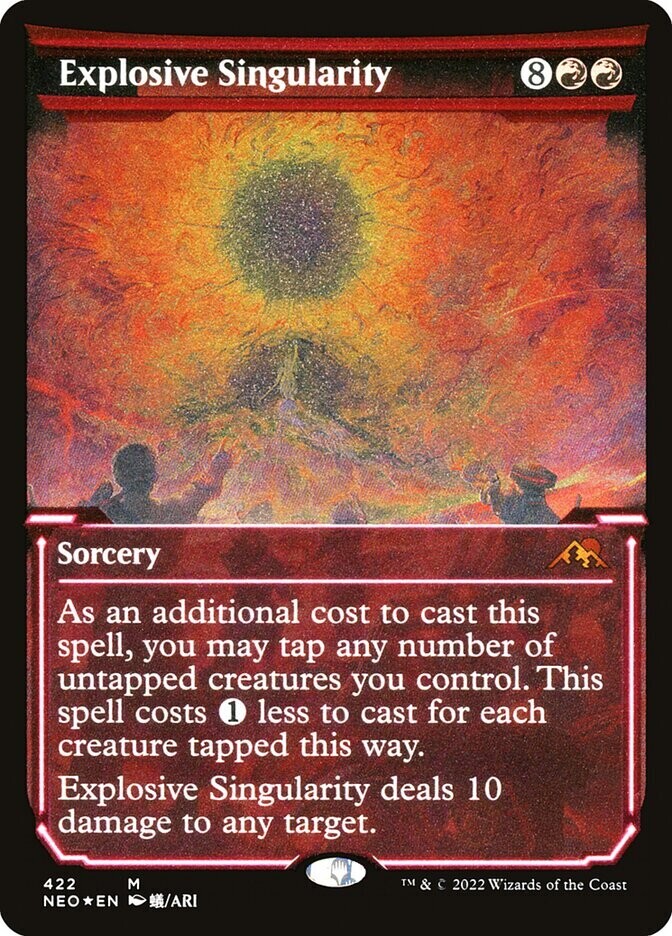 Explosive Singularity (Etched Foil)