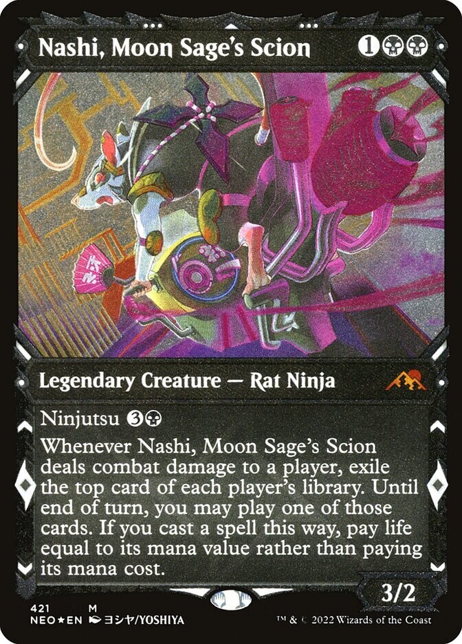 Nashi, Moon Sage's Scion (Etched Foil)