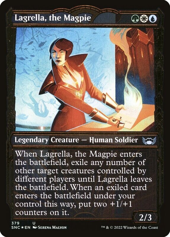 Lagrella, the Magpie (Gilded Foil)